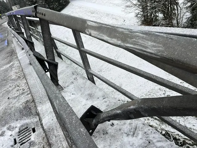 Die schweren Schäden am Brückengeländer mussten repariert werden. | Foto: Asfinag