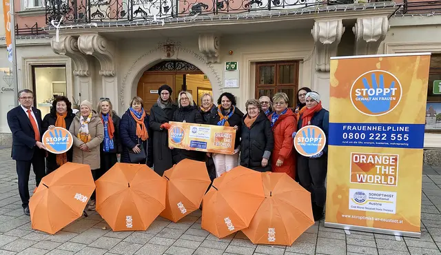 2024: Die Organisatoren der "!6 Tagege gegen Gewalt"-Veranstaltungen. Auch heuer finden wieder mehrere Veranstaltungen zu diesem Thema statt. | Foto: Stadt WRN