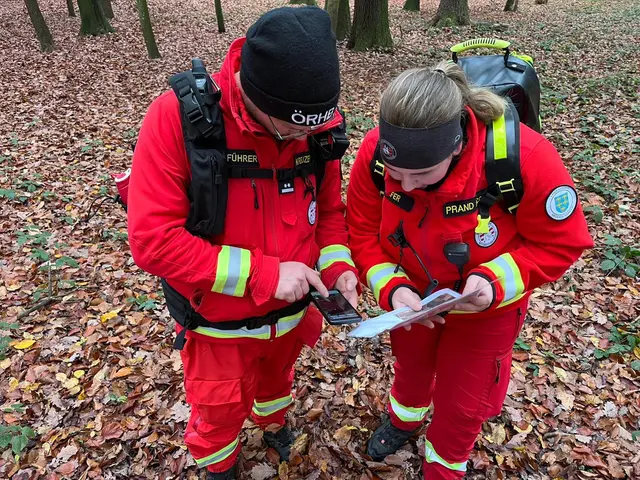 Auch schwieriges Gelände meisterten die Teams ohne Probleme. | Foto: zVg. Österreichische Rettungshundebrigade (ÖRHB)