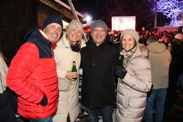 Robert, Gabi, Christian und Anita waren hautnah bei der Show dabei.