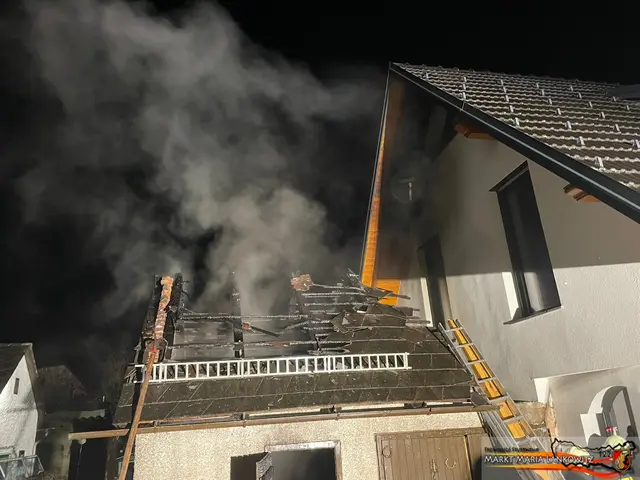 Nach rund zwei Stunden konnte "Brand aus" gegeben werden. | Foto: FF Maria Lankowitz