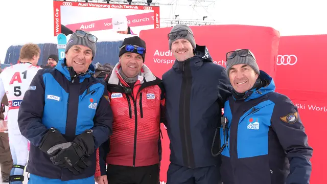 Attila Scheiber, Daniel Gufler, Dominic Kuen und Alban Scheiber (v.l.)