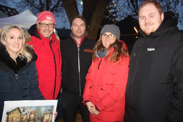 Ortschef Clemens Nagel mit Organisatoren. | Foto: Raimund Mold