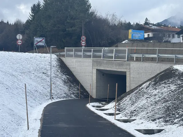 Eine Unterführung für Fußgänger und Radfahrer als Extraprojekt.