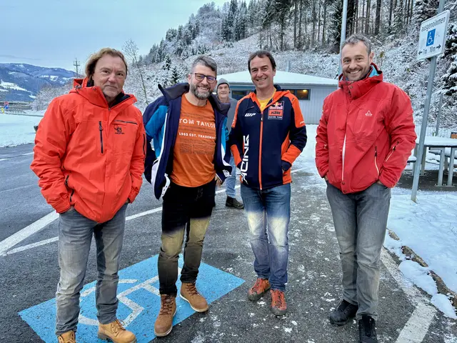 Die Burschen aus dem Bezirk Leibnitz sind bereits in freudiger Erwartung.