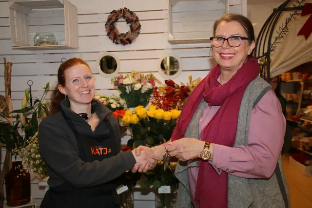 erfolgreiche Schlüsselübergabe an Katja von Sabine Kummer 