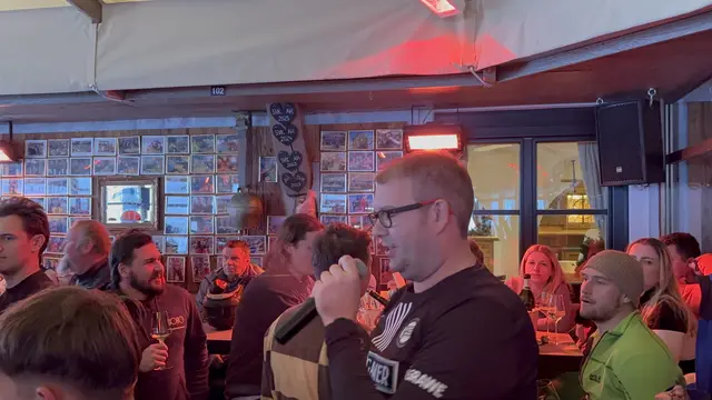 DJ Pazi in Aktion auf der Kringsalm.