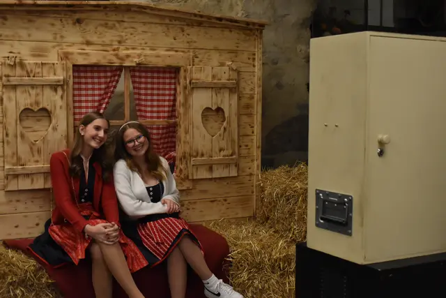 In der Fotobox konnte man Erinnerrungen schaffen.