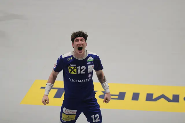 Sichtlich erleichtert: Rückraum Hari Pavlov. | Foto: arbes