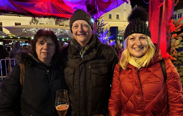 Sylvia und Alfred Hirschbeck mit Andrea Toman. | Foto: Christian Nowotny