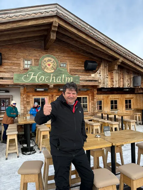 Sigi Pollanz auf der Hochalm