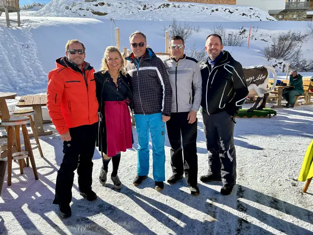 Kringsalmgastgeberin Manuela mit der Sport Überbacher Partie