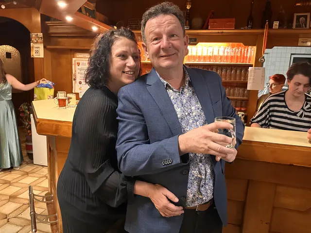 Der Ortsvorsteher Thomas Baldauf mit seiner Gattin Andrea | Foto: Lisa Stöckl