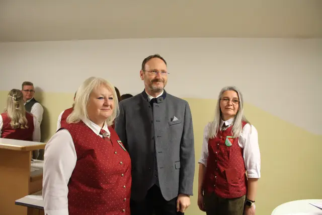 Obfrau Edith Magcher mit Bürgermeister Bernd Gratzer | Foto: Patrick Marcher