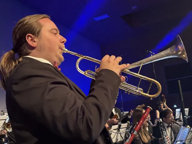 Trompeter Pascal Berger. | Foto: Staudinger