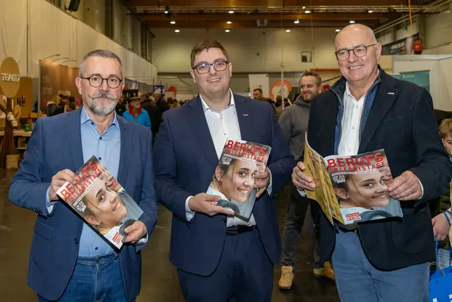 Christian Doms (MeinBezirk Ried), WKO-Obmann Benjamin Salhofer und WKO-Bezirksstellenleiter Christoph Wiesner. | Foto: MeinBezirk/Christian Doms