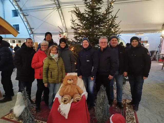 Ein Teil der Verantwortlichen des Advent im Schloss,
mit Vereinsobleute