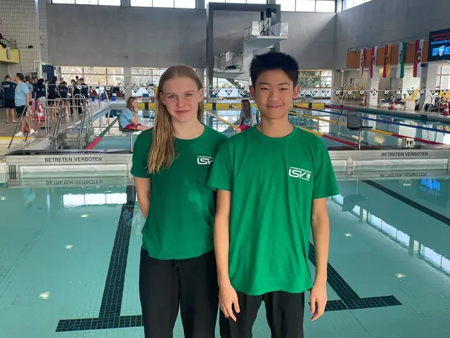 Lilli Paier und Eric Li (v. l.) vom SV Leoben feierten beim Bundesländervergleichskampf in Wien-Floridsdorf Erfolge. | Foto: SV Leoben
