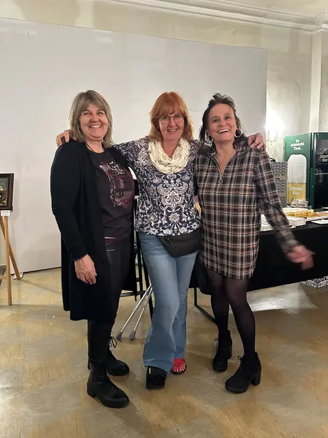Helga, Brigitte und Gisela waren bestens gelaunt.  | Foto: Haun