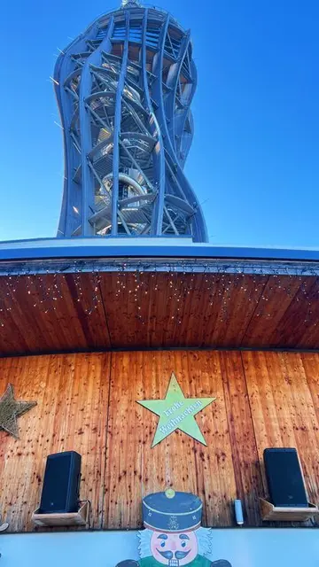 Weihnachtmarkt unterhalb vom Pyramidenkogel am Wörthersee