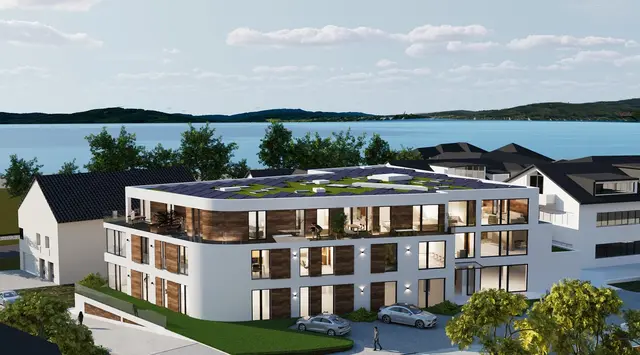 Architekt Tilo Wolf hatte die Idee, den Seepark Kammer mit einem Innenhof zu gestalten, der einem Vierkanter nachempfunden ist. | Foto: Planquelle