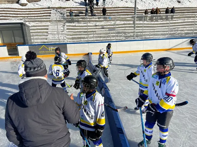 Die U7 beim ersten Heimturnier der Saison in Ehrwald | Foto: EC Ehrwald