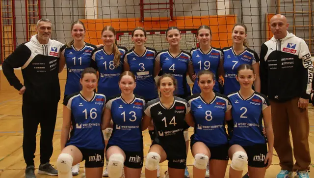Die Volleyballerinnen dürfen sich über einen 3:1-Sieg freuen! | Foto: ASKÖ Volksbank Purgstall