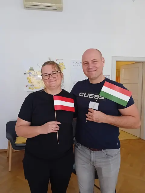 Lehrerin Felicia Stangl-Hrastnik (l.) von der MS Lebring holte sich Inspirationen in  Ljubljana. | Foto: MS Lebring