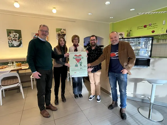 Stellten das Programm für den nächsten Piusball vor: Karl Hall, Sabine Auer, Astrid Senheitel, Jürgen Klösch und Christian Reiss. | Foto: MeinBezirk/Angelika Kern