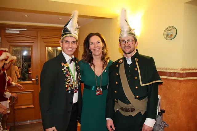 Martin und Anna Perwein, "Grünober" Lukas Schneeweis.