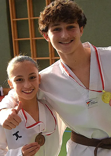 Erfolgreiches Geschwister Paar. | Foto: Schwaighofer