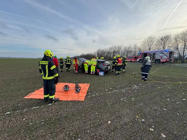 Die leicht verletzte Person konnte schnell gerettet werden.  | Foto: FF Leithaprodersdorf
