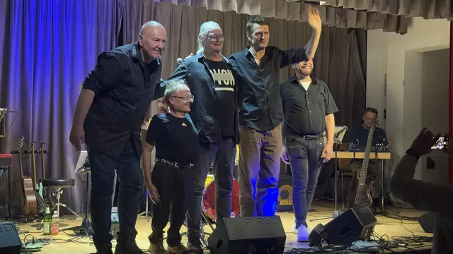 Andreas Thalhammer und Band lieferten einen tollen Auftritt ab.