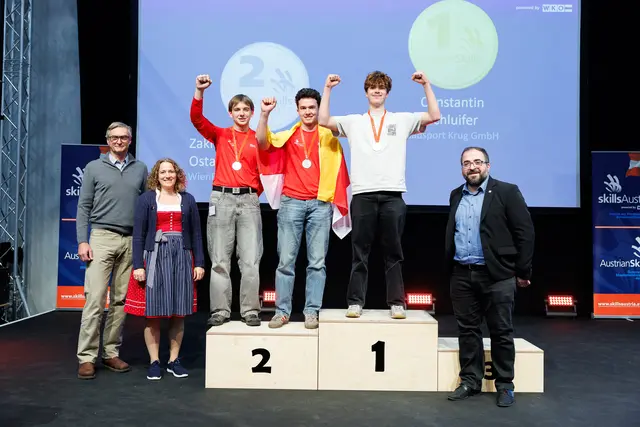 Den Titel in der Fahrradmechatronik holt Constantin Schluifer  | Foto: SkillsAustria/Wieser/Slovencik
