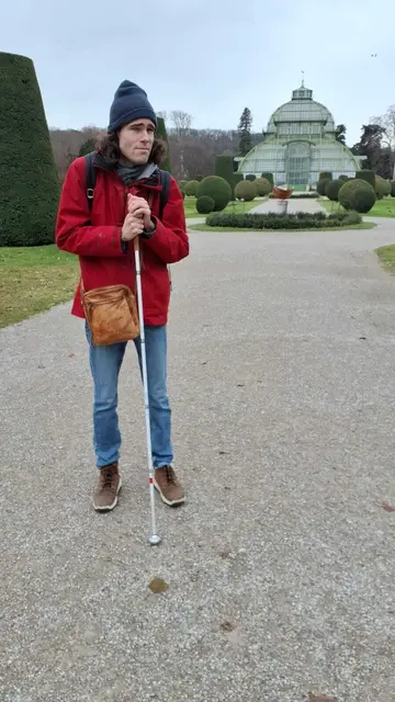 Am Ende der Erkundungstour geht es am Palmenhaus vorbei. | Foto: Elisabeth Posch