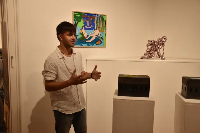 Michael Zwanzinger absolvierte die Zusatzausbildung zum Kulturvermittler der HLW Hollabrunn. | Foto: Alexandra Goll