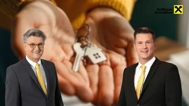 Alfred und Martin Rössler beraten Sie gerne bei Fragen. | Foto: Raiffeisen Immobilien Kärnten GmbH 