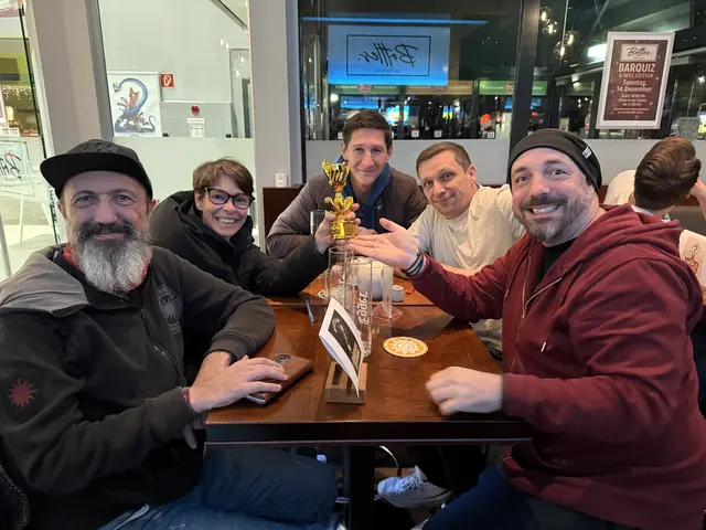 Champagne Supernova mit Jürgen Pirecki-Giefing, Andreas Zirkovich, Doris Ferstl, Georg Szemeliker und Andreas Reinhalter. | Foto: Bottles Mattersburg