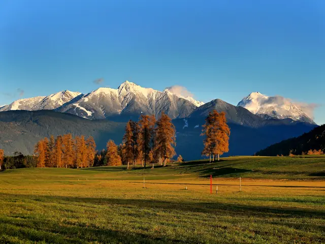 Am Mieminger Plateau mit Blick gegen die Reiterspitze 2.374 m