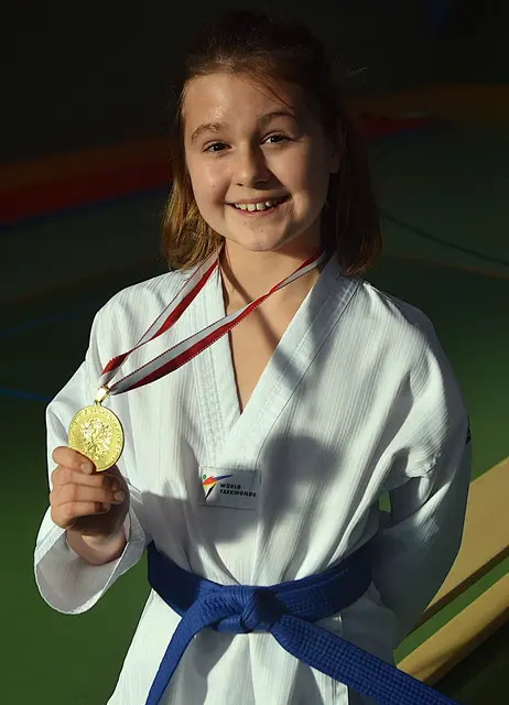 Tiroler Poonsae Meisterin Mila Margreiter aus Wörgl. | Foto: Schwaighofer