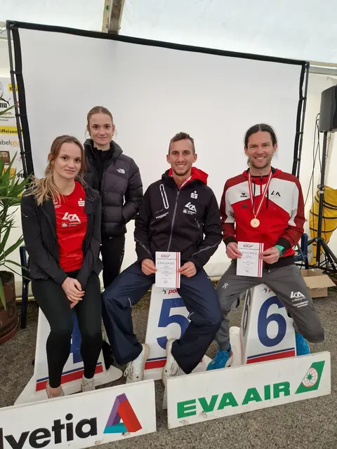 Schragl Helena, Schragl Gudrun, Ratay Jan und Vogl Klaus bestachen mit Top-Leistungen (v.l.). | Foto: LCA Umdasch Amstetten