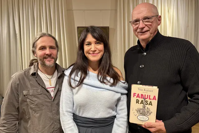 Buchhändler Paul Eisenkirchner, Vea Kaiser, Forum Obmann Harald Knabl