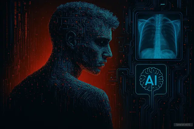Künstliche Intelligenz (KI) hat die Radiologie erreicht und verändert einen der technologisch fortschrittlichsten Bereiche der Medizin. | Foto: FH OÖ / KI-generiertes Bild