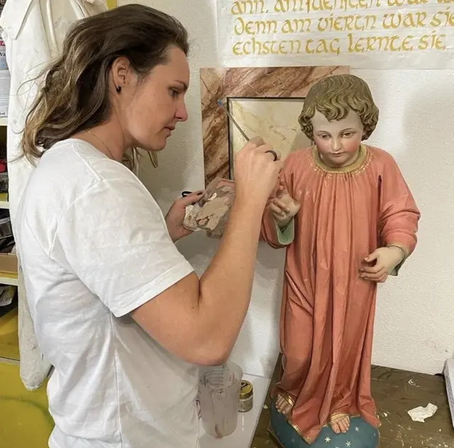 Jenifer Matzohl bei ihrer Arbeit.  | Foto: Jenifer Matzohl