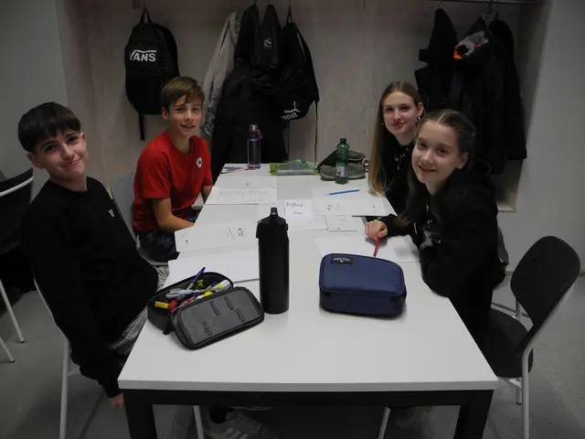 Die Vierer-Team des Köflacher Gymnasiums arbeitete gut zusammen. | Foto: Gymnasium Köflach