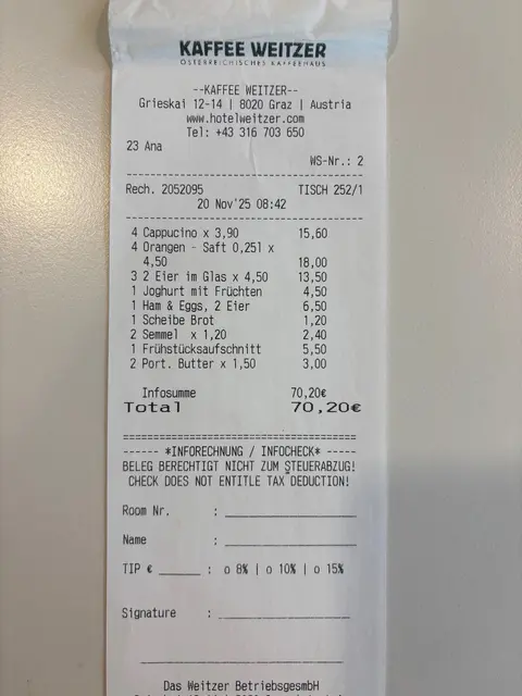 "Kaffee Weitzer": Gute Auswahl und guter Geschmack | Foto: Konstantinov