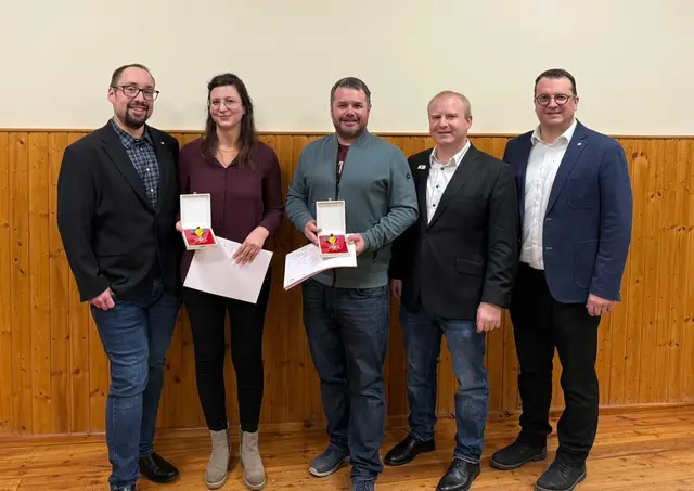 Michael Edlinger, Anna Cserjan, Rene Bauer, Stefan Tauber, Thomas Nestler.  | Foto: RK Mistelbach