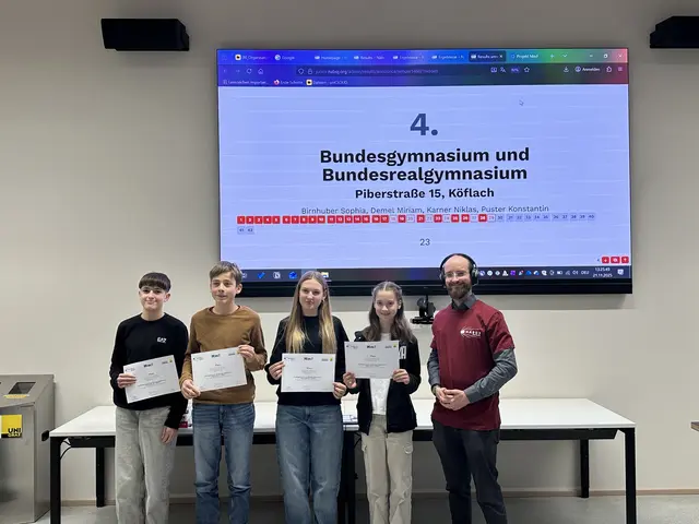 Großartige Leistung für die Köflacher Schülerinnen und Schüler mit Platz vier | Foto: Gymnasium Köflach