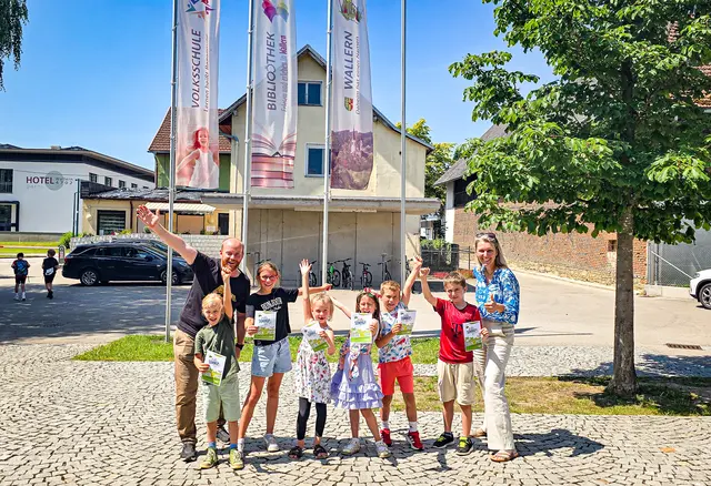 Ferienpass Übergabe | Foto: Marktgemeinde Wallern/Tr.