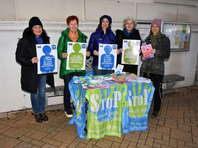 Starke Statements gegen Gewalt in Mistelbach. | Foto: Frauen für Frauen